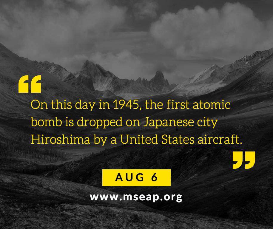 [Today in history] Aug 6
