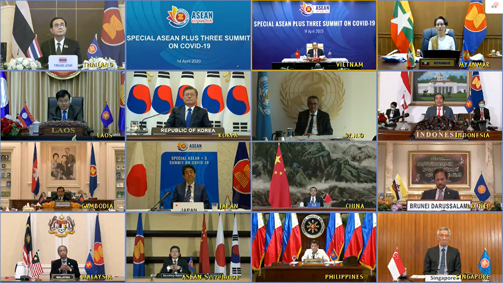 [Apr 16] Special ASEAN Plus Three Summit regarding COVID-19 held via video conference