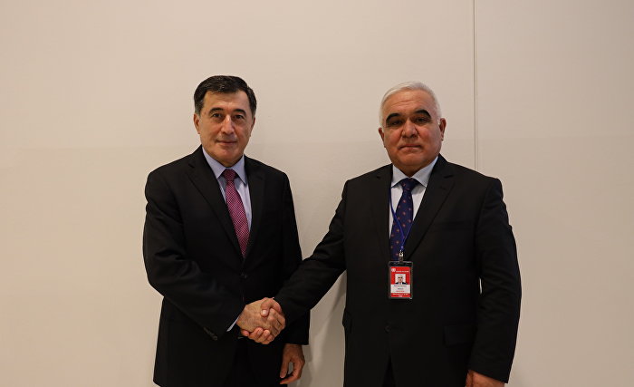 [Mar 6] SCO Secretary-General Vladimir Norov meets with Director of the Drug Control Agency of the Republic of Tajikistan Sherkhon Salimzoda