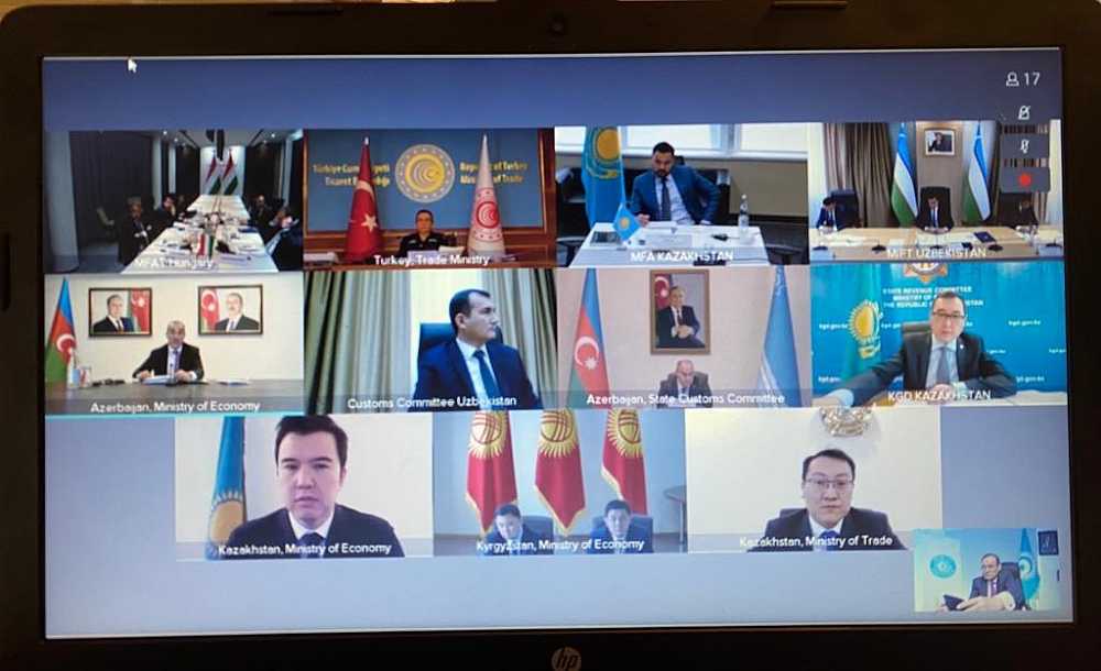 [May 7] A Video-Conference of the Ministers of Economy and Trade and Heads of Customs Administrations of Turkic Council’s Member and Observer States