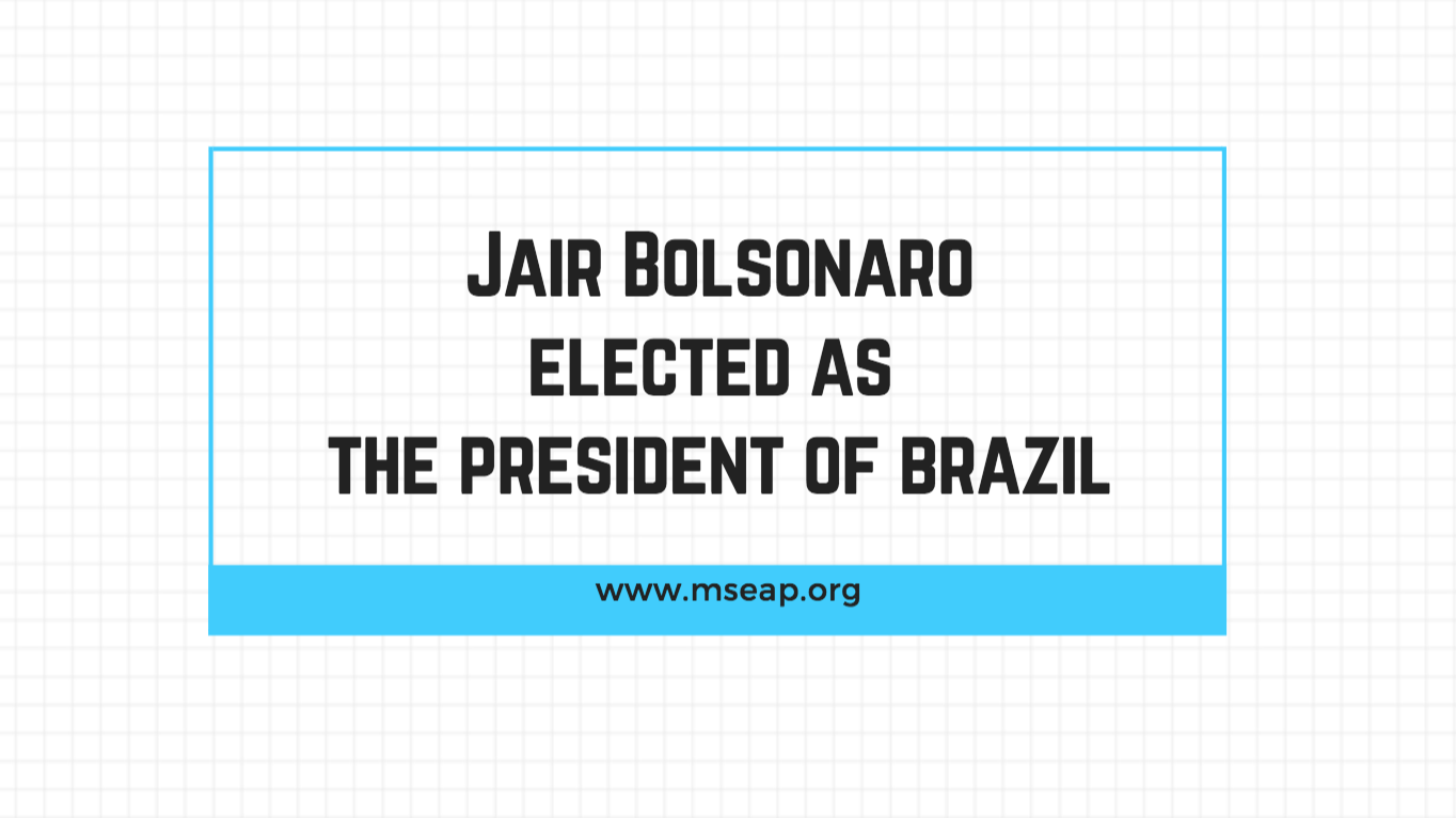 Far-right candidate Jair Bolsonaro wins Brazil’s presidential election