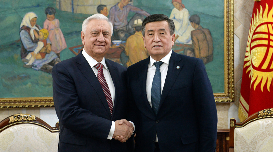 [Feb 7] EEC Chairman pays visit to Kyrgyzstan leadership