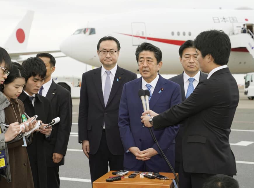 [Jan 17] Japanese Prime Minister Shinzo Abe meets representatives of Saudi Arabia, UAE, and Oman