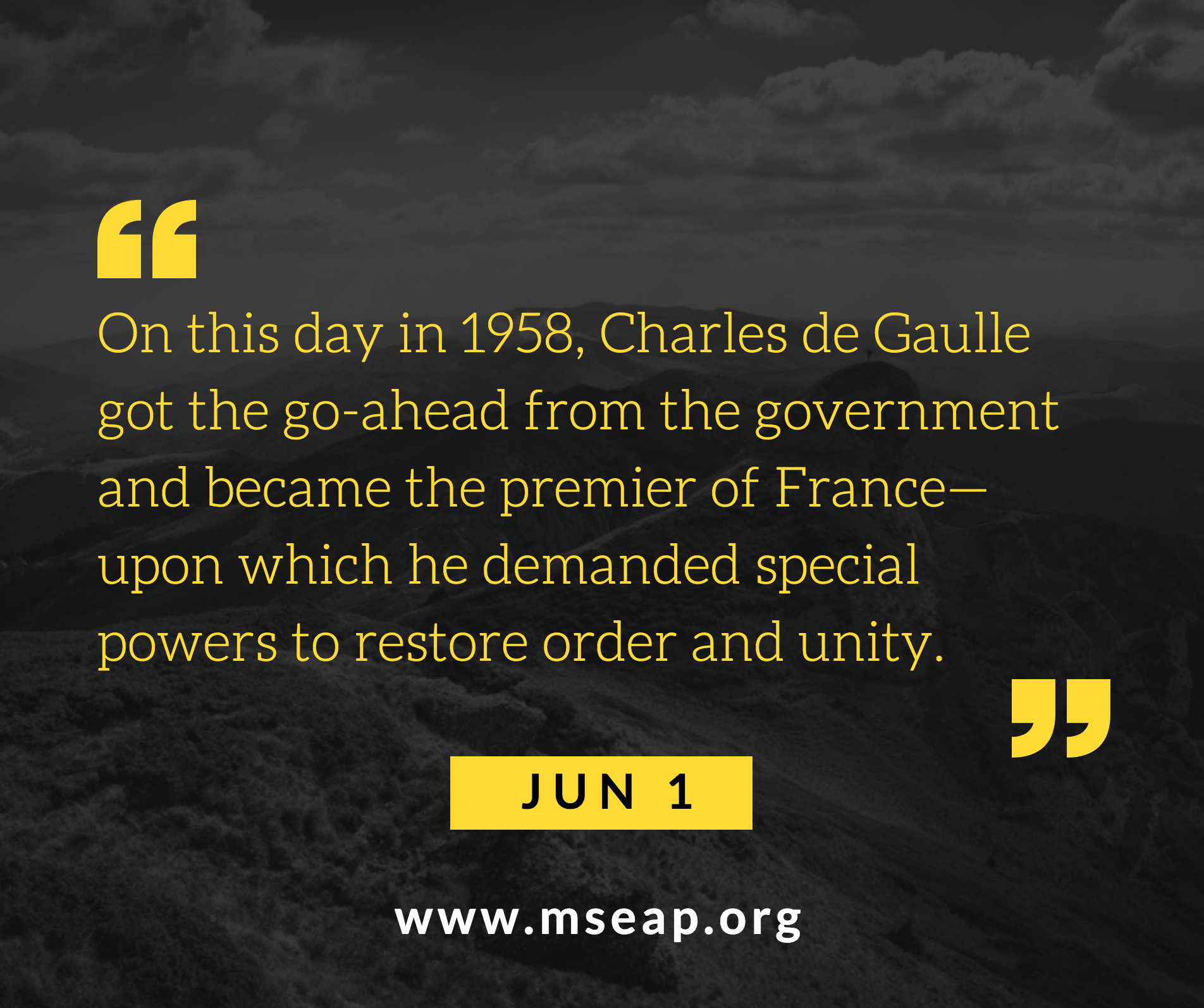 [Today in history] June 1